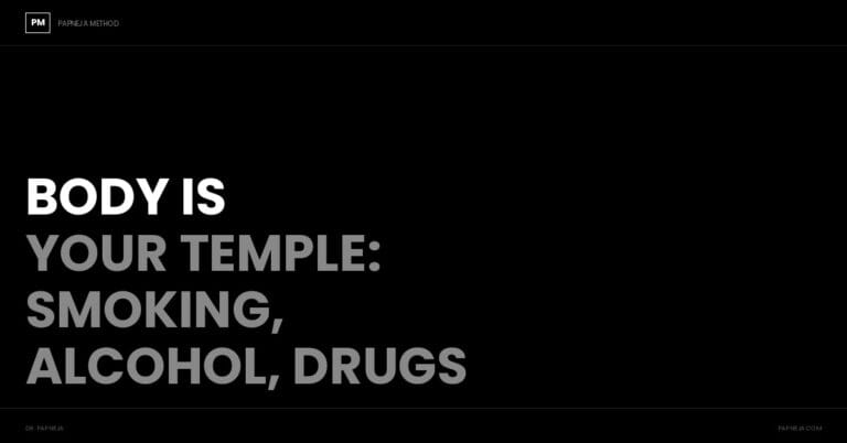 Body is Your Temple: Smoking, Alcohol, and Drugs