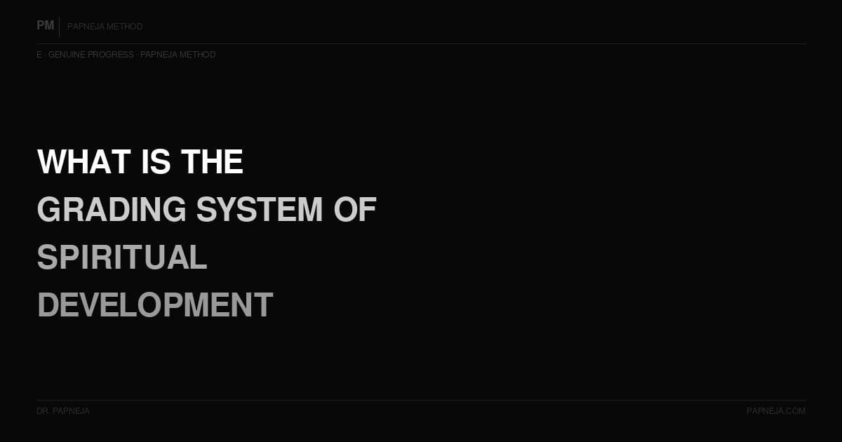 E06. What is the grading system of spiritual development — from religion to direct experience?